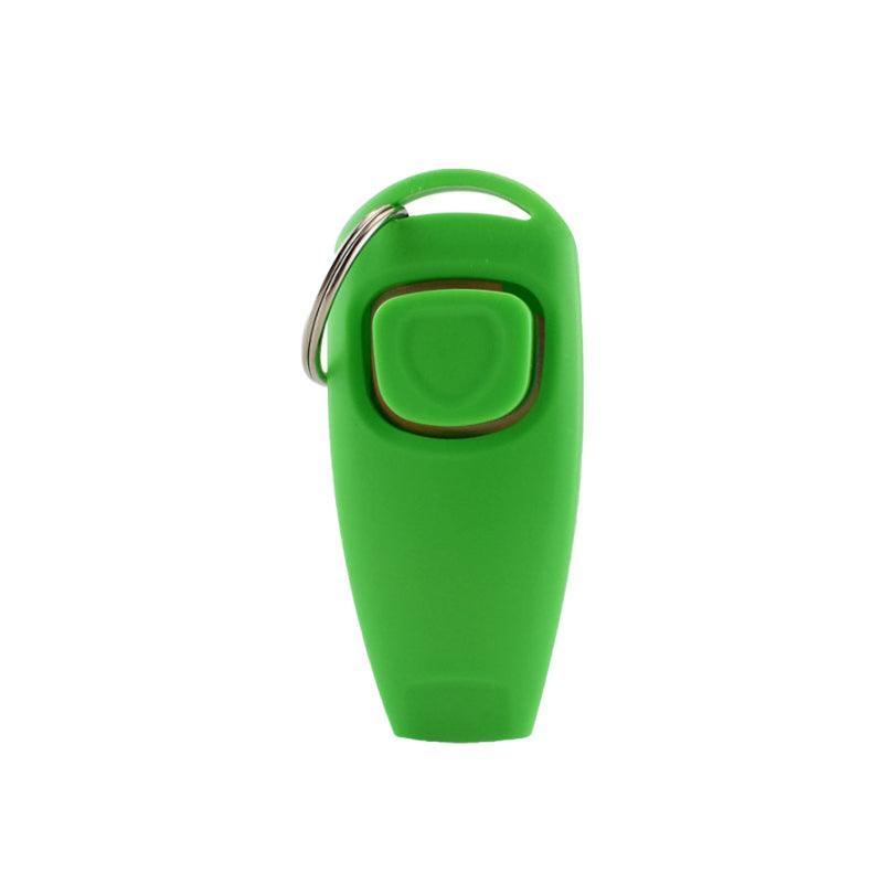 Dog Whistle and Clicker Set for Training Stop Barking Obedience Tool Combo - Pink