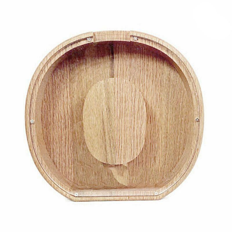 Wooden Piggy Bank Funny Letter or Guitar Coin Saving Money Box A–Z Gift Idea - U