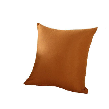 40x40cm Multicoloured Plain Solid Colour Cushion Cover Covers Decorative Pillow Case - Red