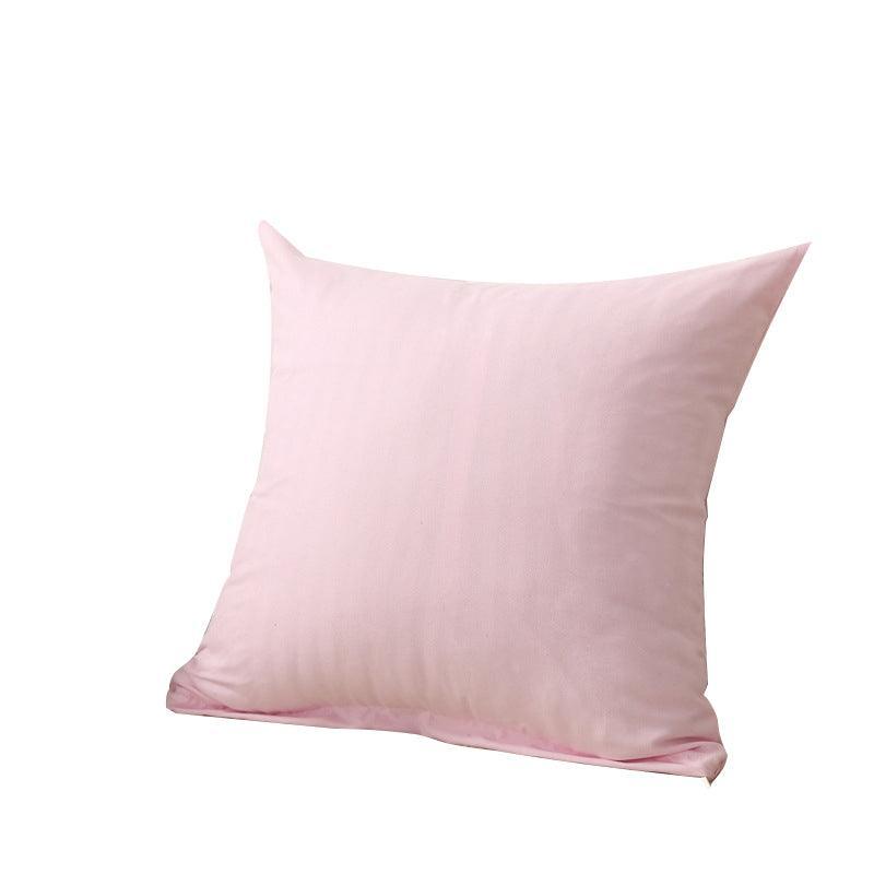 40x40cm Multicoloured Plain Solid Colour Cushion Cover Covers Decorative Pillow Case - Red