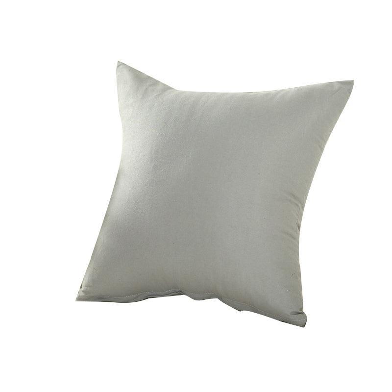 40x40cm Multicoloured Plain Solid Colour Cushion Cover Covers Decorative Pillow Case - Red