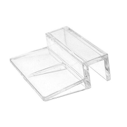 4Pcs Aquarium Fish Tank Glass Cover Support Holder Acrylic Clip Bracket 6/8/10/12mm - 10mm