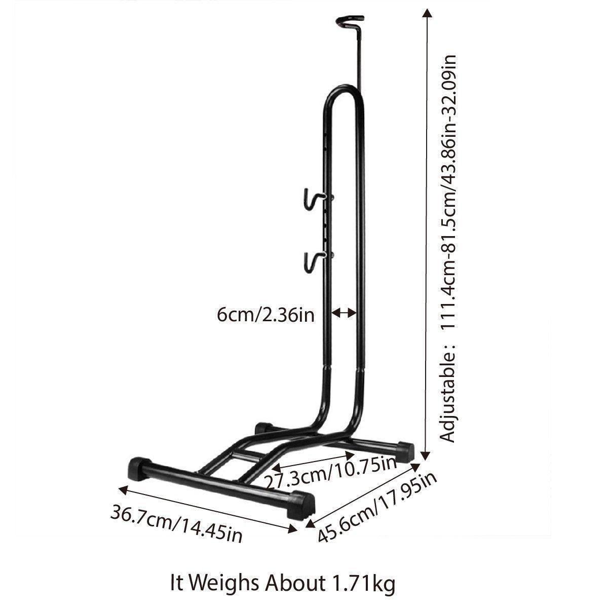 Mountain Bicycle Stand Parking Rack L Shaped Frame Bike Display Maintenance Tool.