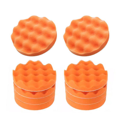 10x 150mm Sponge Polishing Pads 6Inch Waxing Buffing Set for Car Polisher Buffer.