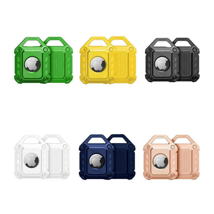 Waterproof Apple AirTag Protective Case TPU Cover Air Tag Tracker Loop Holder - Green.