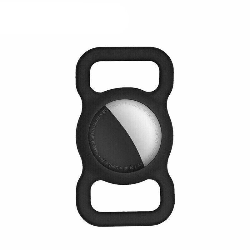 Silicone Collar Attachment Case Compatible with Tracking Device for Pets - White