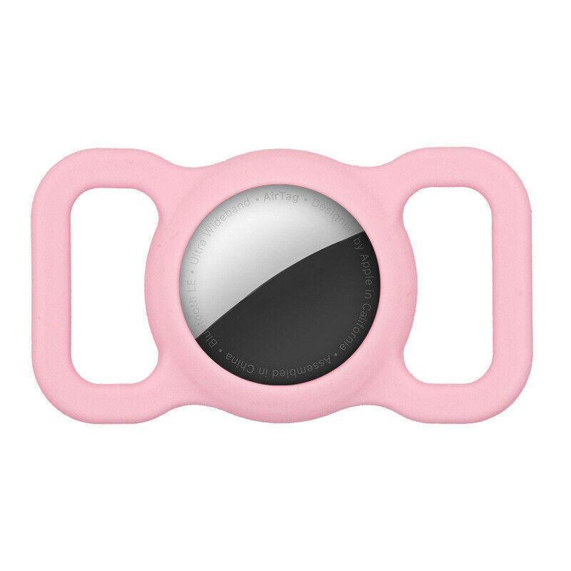 Silicone Collar Attachment Case Compatible with Tracking Device for Pets - White
