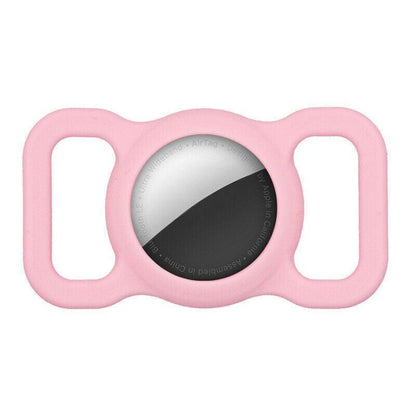 Silicone Collar Attachment Case Compatible with Tracking Device for Pets - White