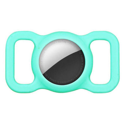 Silicone Collar Attachment Case Compatible with Tracking Device for Pets - White