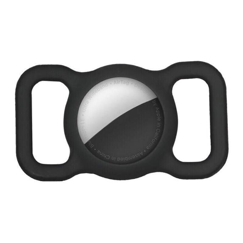 Silicone Collar Attachment Case Compatible with Tracking Device for Pets - White