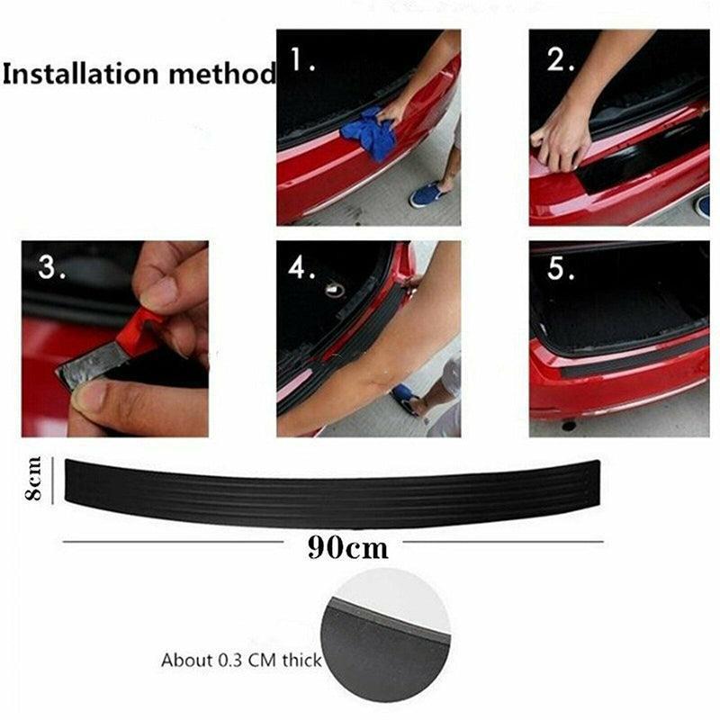 Car Trunk Rear Edge Protector Rubber Bumper Guard  No Scratch Auto Universal  Au.