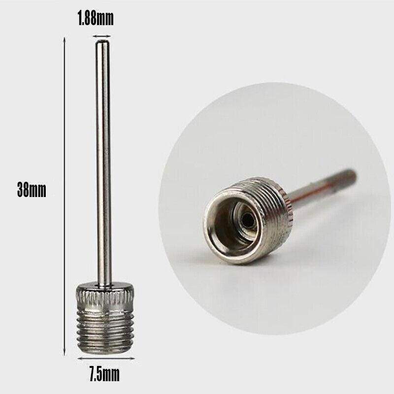 Stainless Steel Ball Pump Needle Inflator Pin for Football Basketball Volleyball - 10PCS.