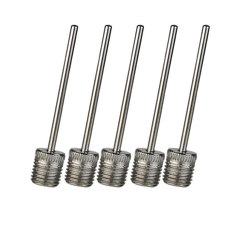 Stainless Steel Ball Pump Needle Inflator Pin for Football Basketball Volleyball - 10PCS.