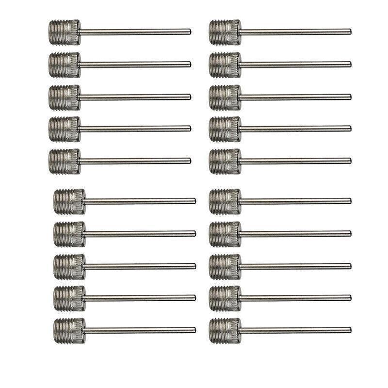 Stainless Steel Ball Pump Needle Inflator Pin for Football Basketball Volleyball - 10PCS.