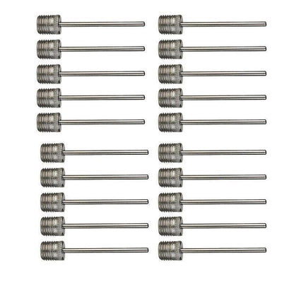 Stainless Steel Ball Pump Needle Inflator Pin for Football Basketball Volleyball - 10PCS.