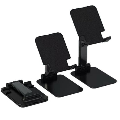 Foldable Adjustable Universal Desk Stand Holder For Mobile Phone Tablet Portable - White.