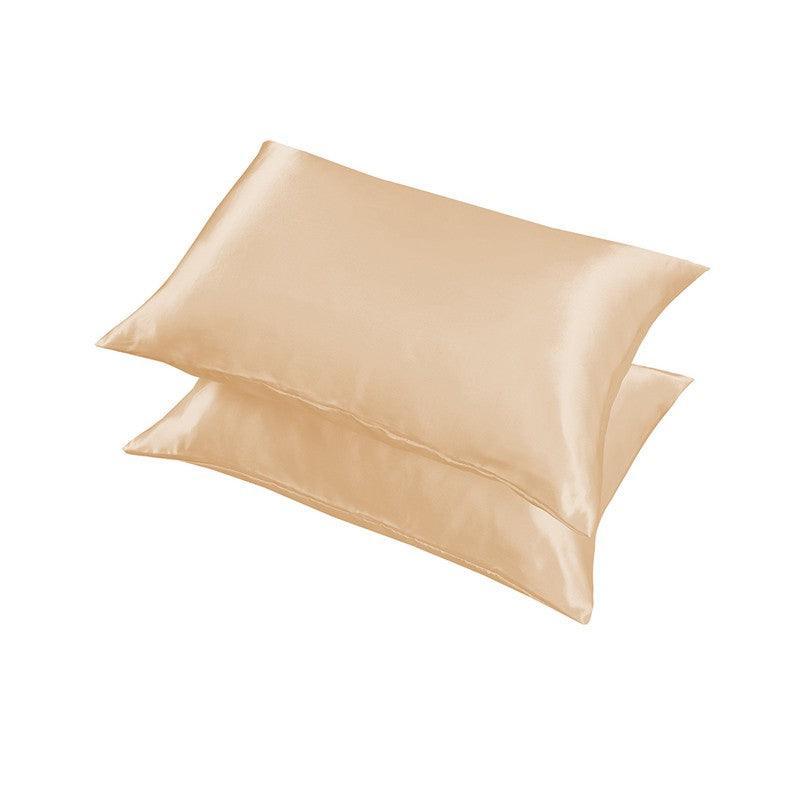 2X Satin Pillow Case Bedroom Pillowcase Cushion Covers Home Decor Luxury Slip - Lavender