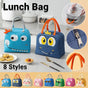 Oxford Portable Insulated Thermal Cooler Lunch Box Carry Picnic Case Storage Bag - Beige.
