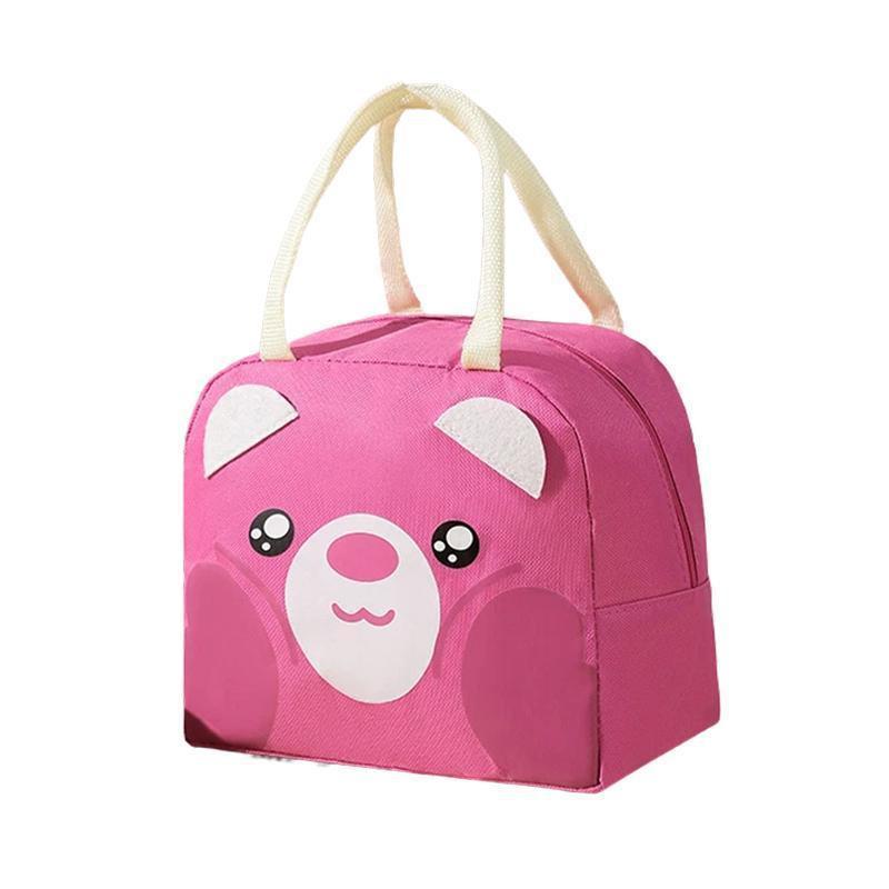 Oxford Portable Insulated Thermal Cooler Lunch Box Carry Picnic Case Storage Bag - Beige.