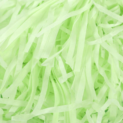 500g Colorful Raffia Paper Shreds Gift Box Filler Decorative Packaging - 5Packs-Army-Green