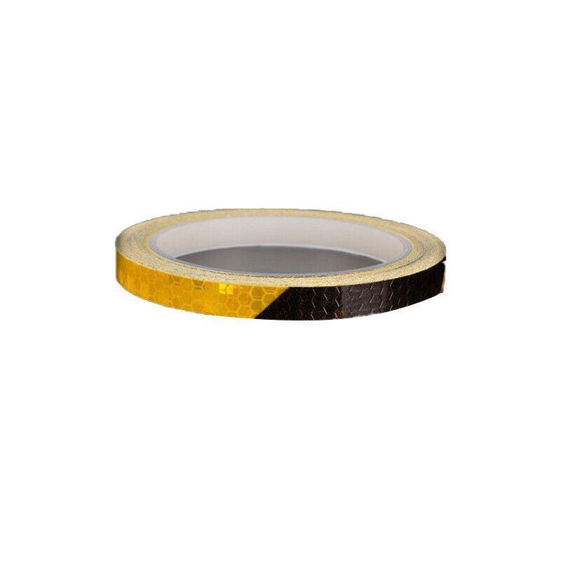 8m Reflective Tape for Bikes Cars Motorcycles Waterproof High Visibility Strip - Red.