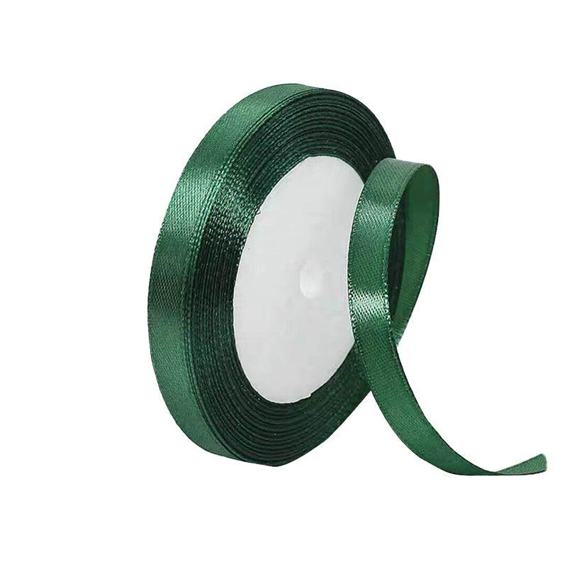 10mm Width Satin Hair Ribbon Wedding Party Decoration Gift Banquet 5m - Blue