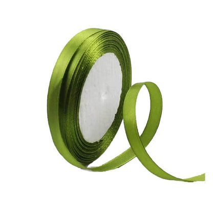 10mm Width Satin Hair Ribbon Wedding Party Decoration Gift Banquet 5m - Blue