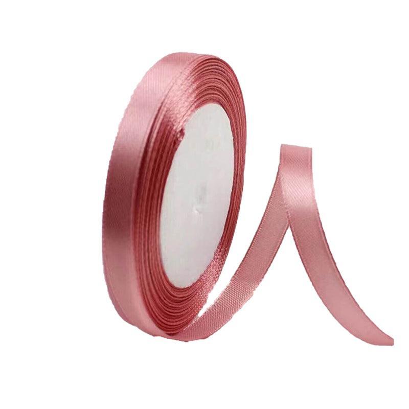 10mm Width Satin Hair Ribbon Wedding Party Decoration Gift Banquet 3m - Dark Grey