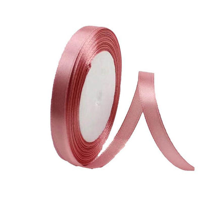 10mm Width Satin Hair Ribbon Wedding Party Decoration Gift Banquet 3m - Gold