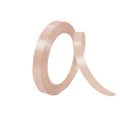 10mm Width Satin Hair Ribbon Wedding Party Decoration Gift Banquet 3m - Gold