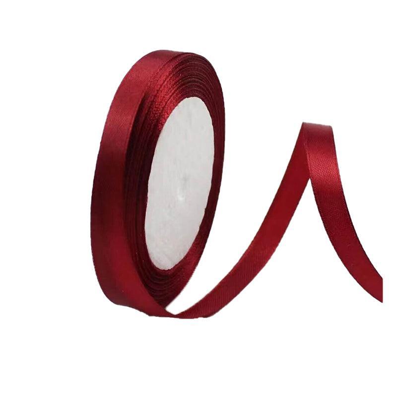 10mm Width Satin Hair Ribbon Wedding Party Decoration Gift Banquet 3m - Gold