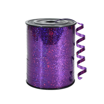 5mm Balloon Ribbon Curling Party String Gift Wrap Decoration Birthday Wedding - Laser-Rose Red