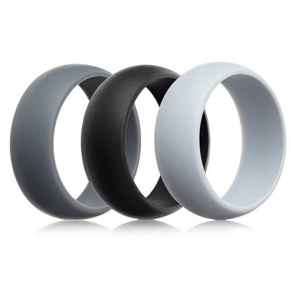 Silicone Rubber Ring Bands 3Pcs - 8