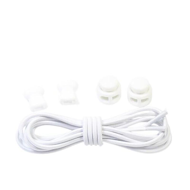 No Tie Elastic Shoelaces with Toggle Locks for Sneakers Running Walking Shoes - Orange