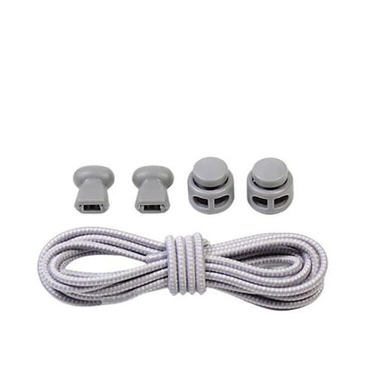No Tie Elastic Shoelaces with Toggle Locks for Sneakers Running Walking Shoes - Red