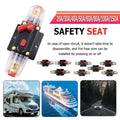 20-150Amp Circuit Breaker Dual Battery Ip67 Waterproof Fuse Manual Reset 12V 24V - 60AMP.