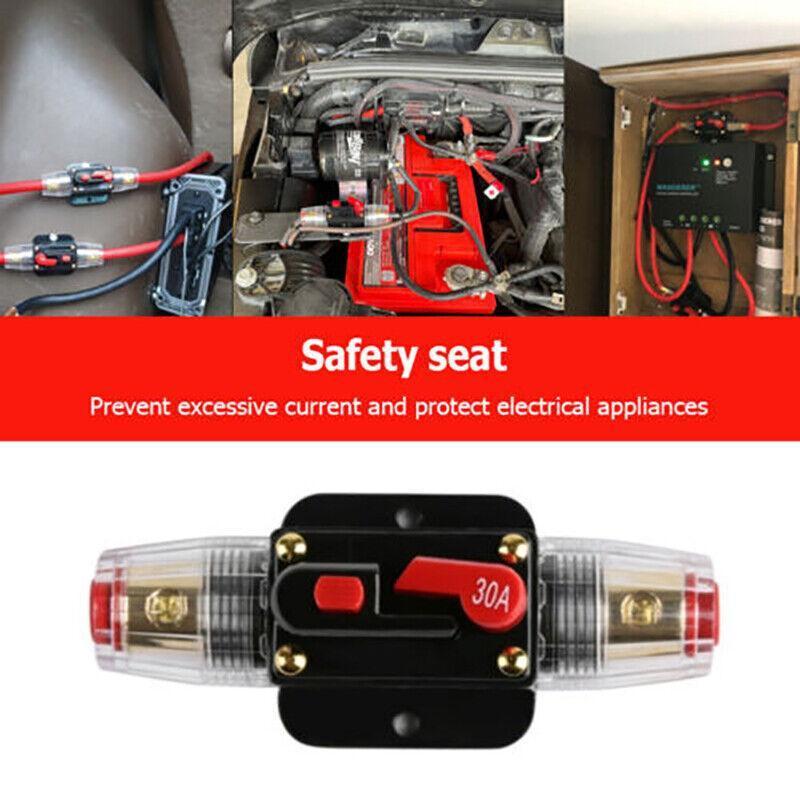 20-150Amp Circuit Breaker Dual Battery Ip67 Waterproof Fuse Manual Reset 12V 24V - 60AMP.