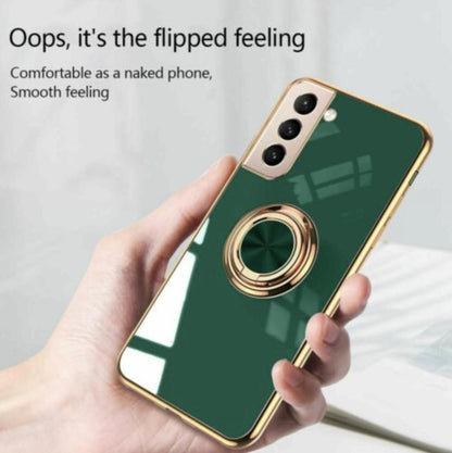Black Shockproof Ring Holder Case Cover for Samsung S22 Ultra Plus Note 20 - Samsung Galaxy Note20Ultra.