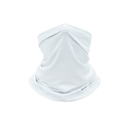 Sunblock Ice Silk Breathable Bandana Bib Face Scarf Fishing Biker Sport Headgear - Black