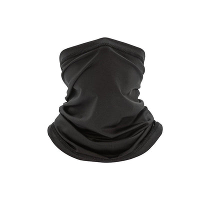 Sunblock Ice Silk Breathable Bandana Bib Face Scarf Fishing Biker Sport Headgear - Black
