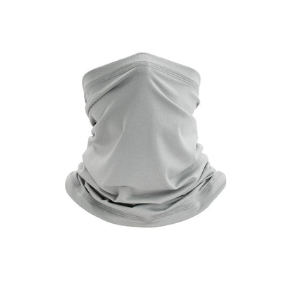 Sunblock Ice Silk Breathable Bandana Bib Face Scarf Fishing Biker Sport Headgear - Black
