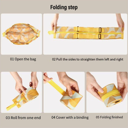 Large Foldable Eco-Friendly Shopping Bag Reusable Thickened Portable Travel Tote - 5