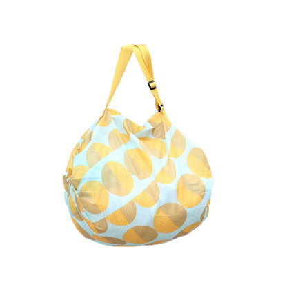 Large Foldable Eco-Friendly Shopping Bag Reusable Thickened Portable Travel Tote - 5