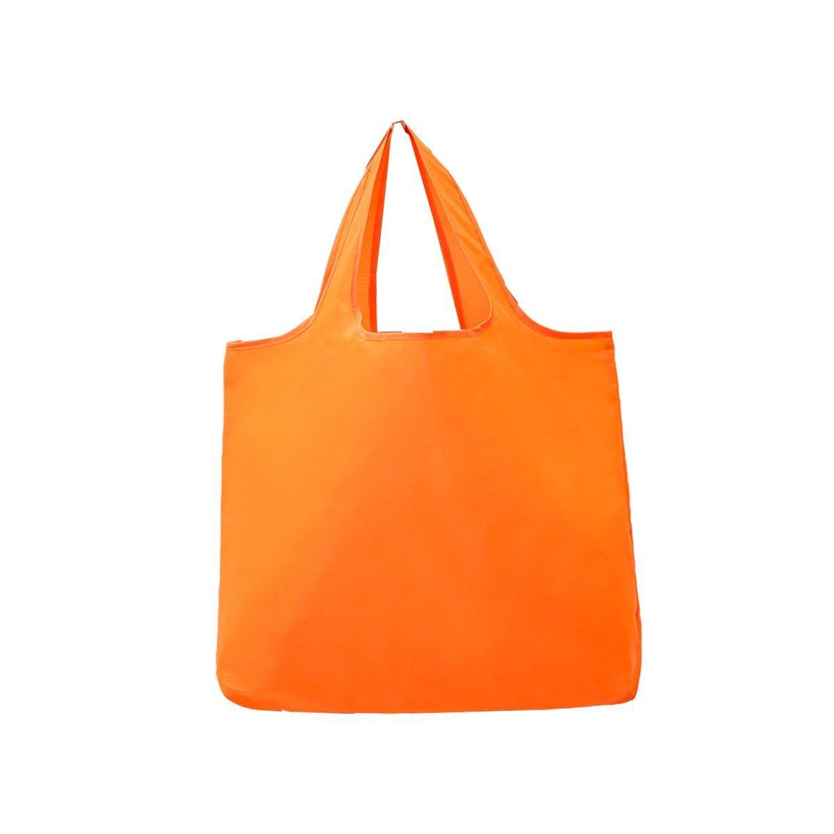 Large Multi Colour Waterproof Shopping Bag Foldable Portable Reusable Bag - Wine Red