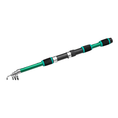 Telescopic Fishing Rod Lightweight Portable Sea Casting Rod Durable Glass Steel - Yellow.