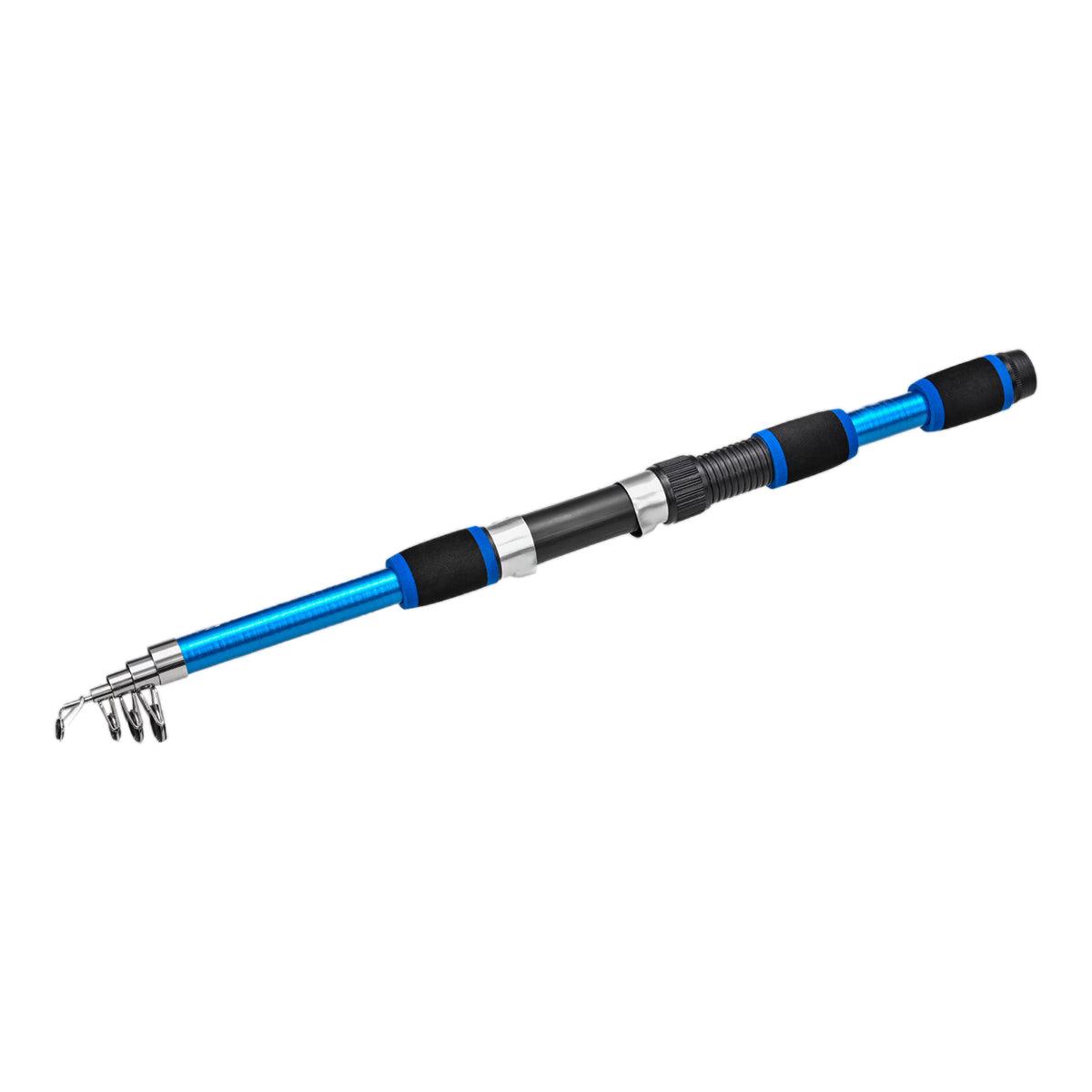 Telescopic Fishing Rod Lightweight Portable Sea Casting Rod Durable Glass Steel - Yellow.