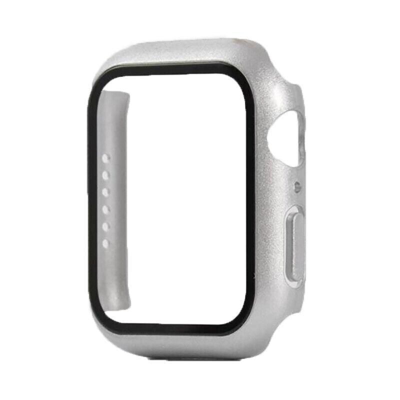 For Apple Watch iWatch Series SE 6 5 4 3 2 1 Case Full Glass Cover 38mm - Blue.