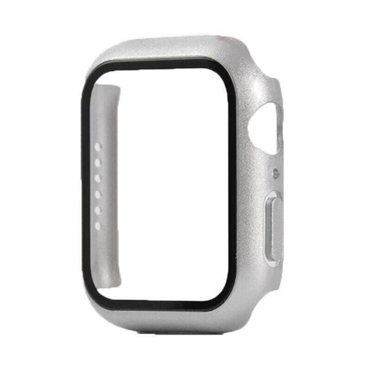 For Apple Watch iWatch Series SE 6 5 4 3 2 1 Case Full Glass Cover 40mm - Black.