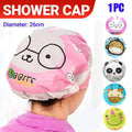 Reusable Women Girls Hair Wrap Waterproof Shower Bath Shower Cap Hat - Frog