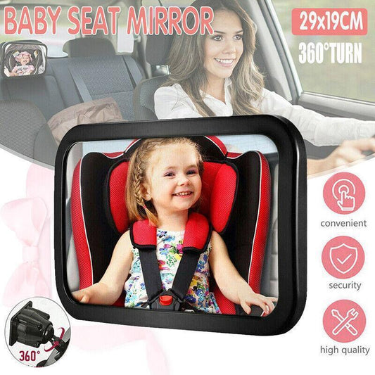 Car Rear Facing Mirror for Little Ones Travel Use Back View Organizer.